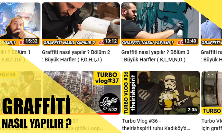 Graffiti nasıl yapılır ?